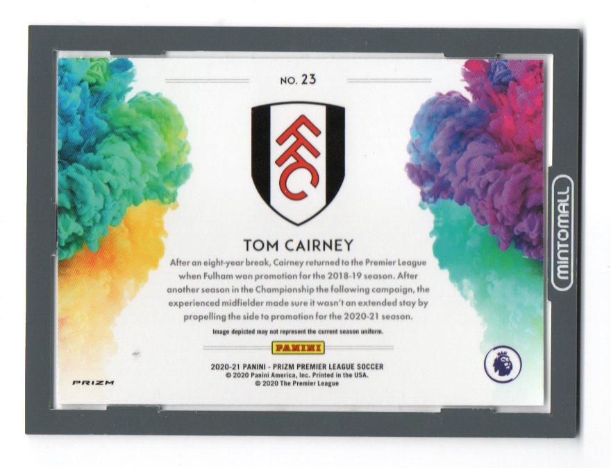 2020-21 PANINI Premier League Tom Cairney Color Blast trading card number 23