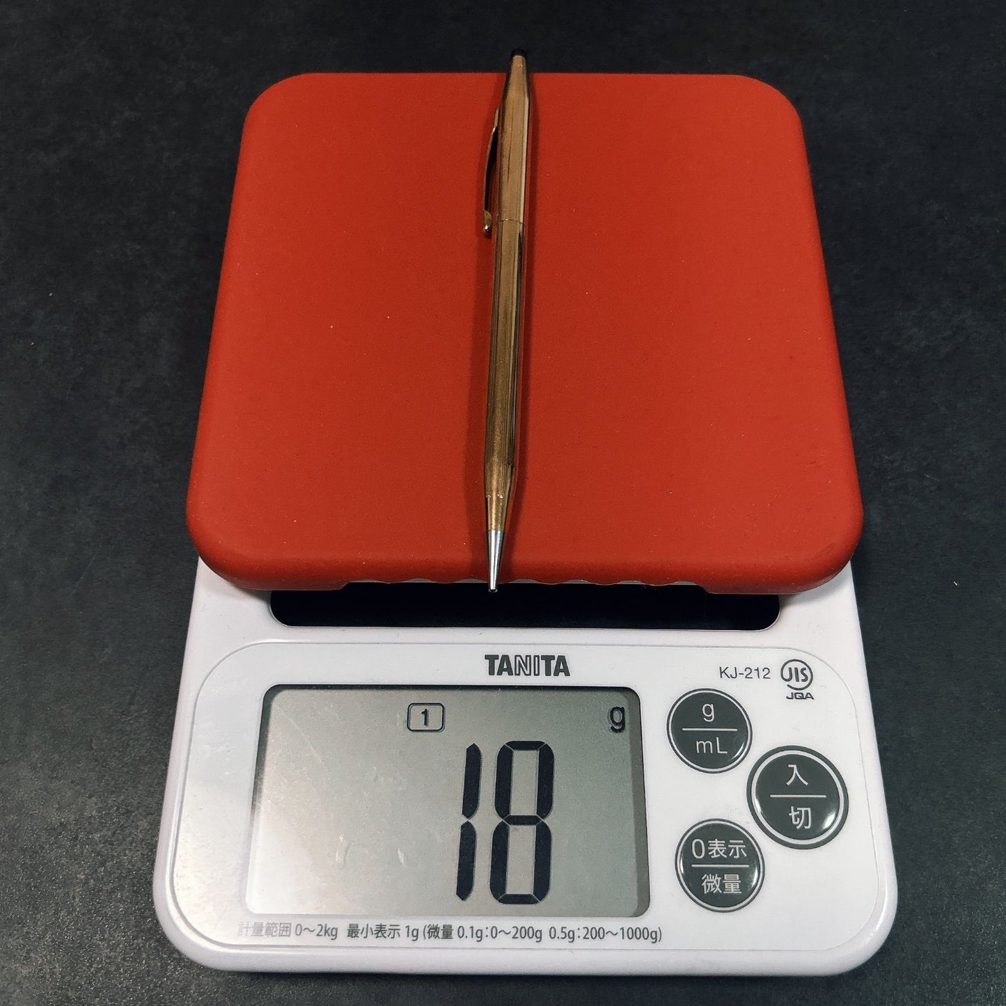 CROSS 1/20 14KT gold filled mechanical pencil with 0.9mm lead and twist type mechanism