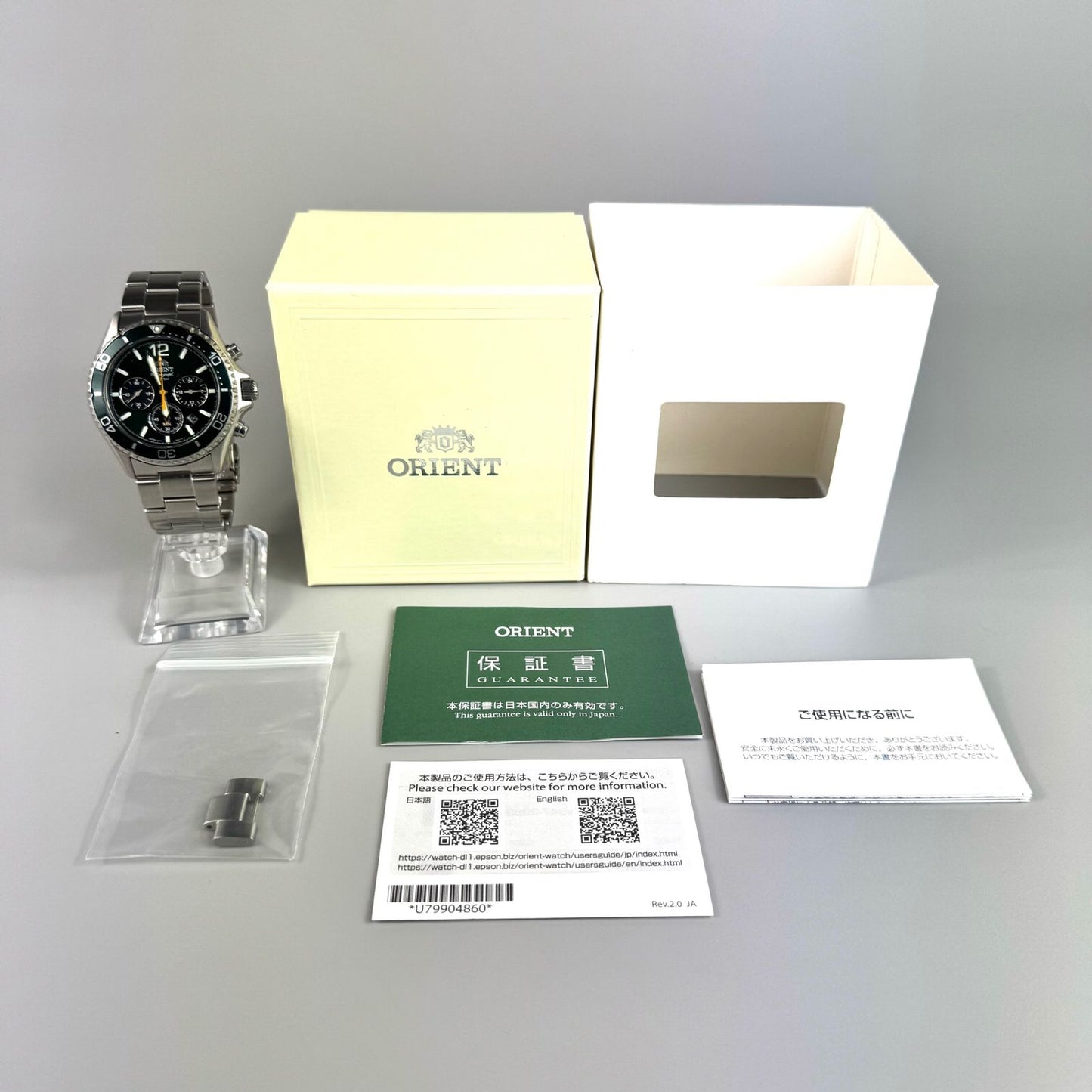 ORIENT RN-TX0204E Solar Men's Watch โ Japanese