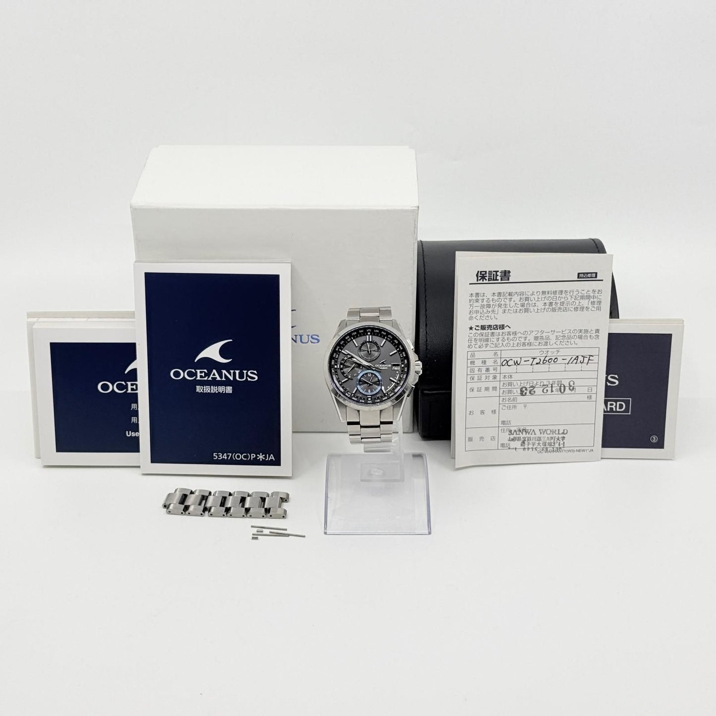 CASIO OCW-T2600-1AJF Solar Men's Watch — Japanese