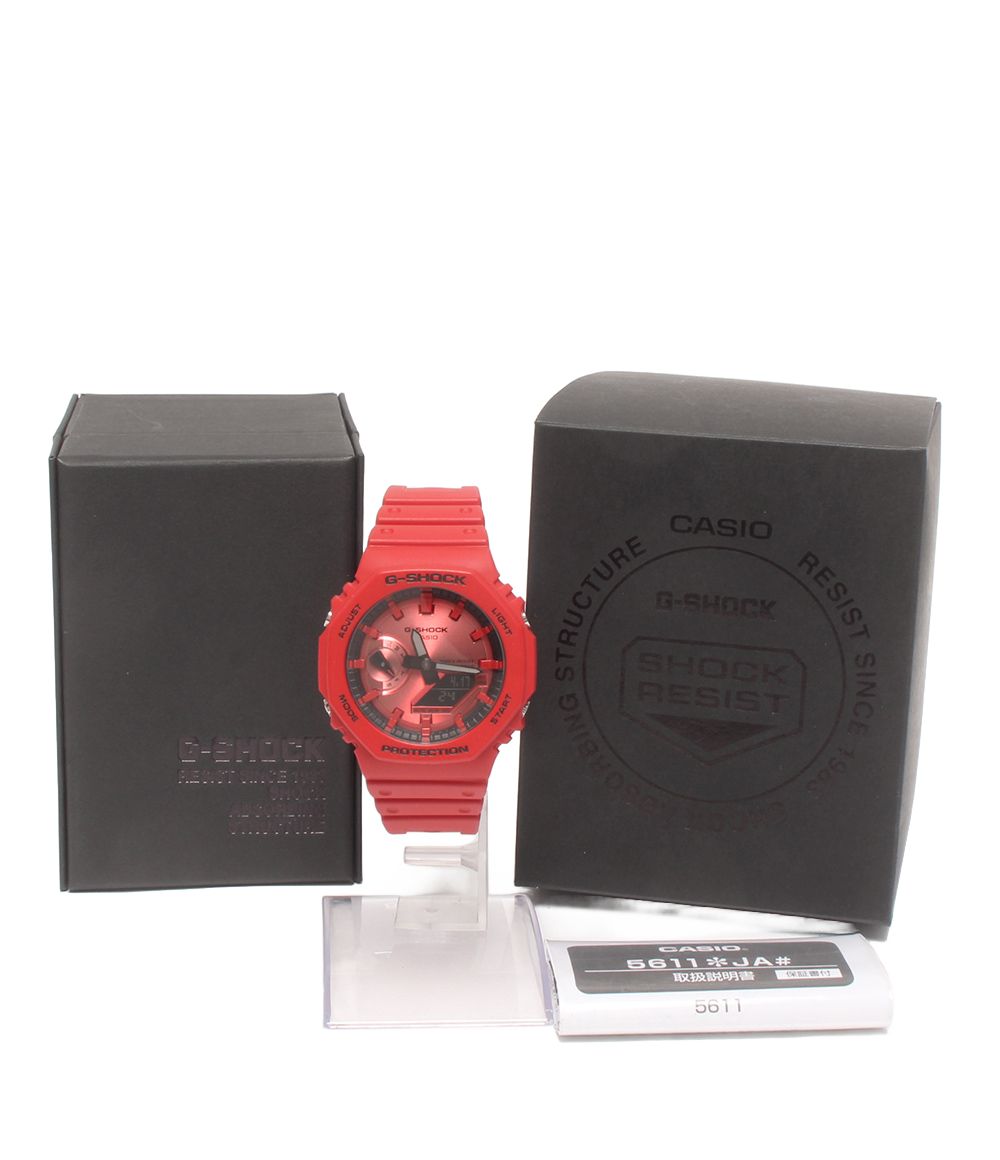 CASIO GA-2100RRB Quartz Men's Watch — Japanese