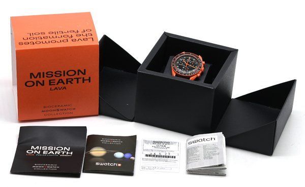 swatch MISSION ON EARTH LAVA SO33O100 Quartz Men's — Japanese