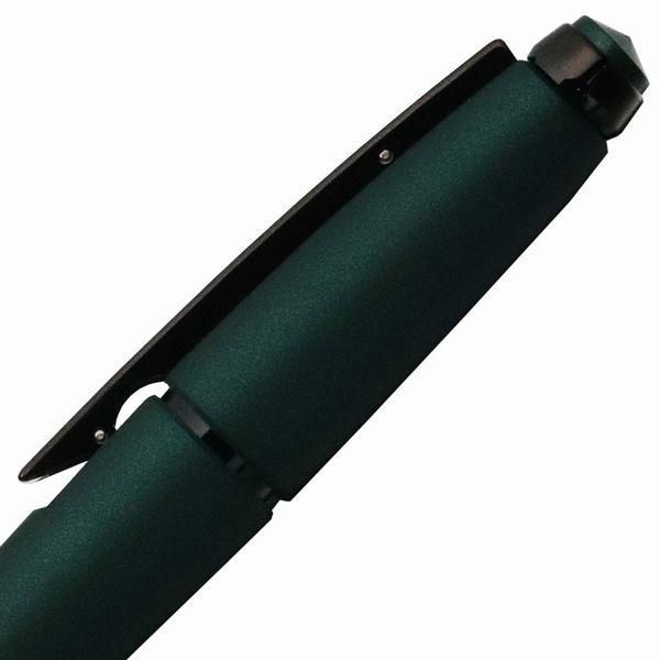 Cross Edge Selektip rollerball pen in green lacquer with slim 14.9mm body and retractable tip