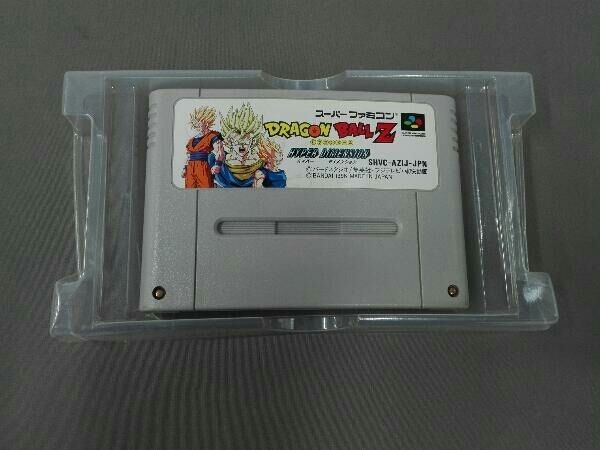 Super Famicom Dragon Ball Z Hyper Dimension game cartridge with damaged box