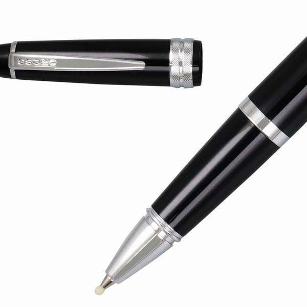 Cross Bailey Light black ballpoint pen with glossy resin body and chrome fittings