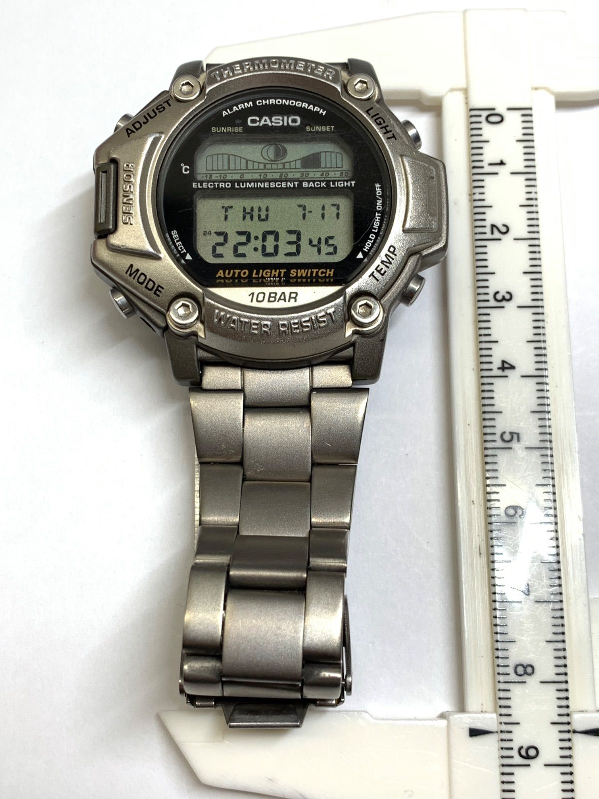 CASIO PRT-111 Digital Men's Watch — Japanese