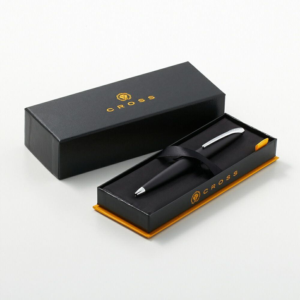 CROSS Ballpoint Pen ATX 882-3 B Vocalist Black with black barrel and silver accents