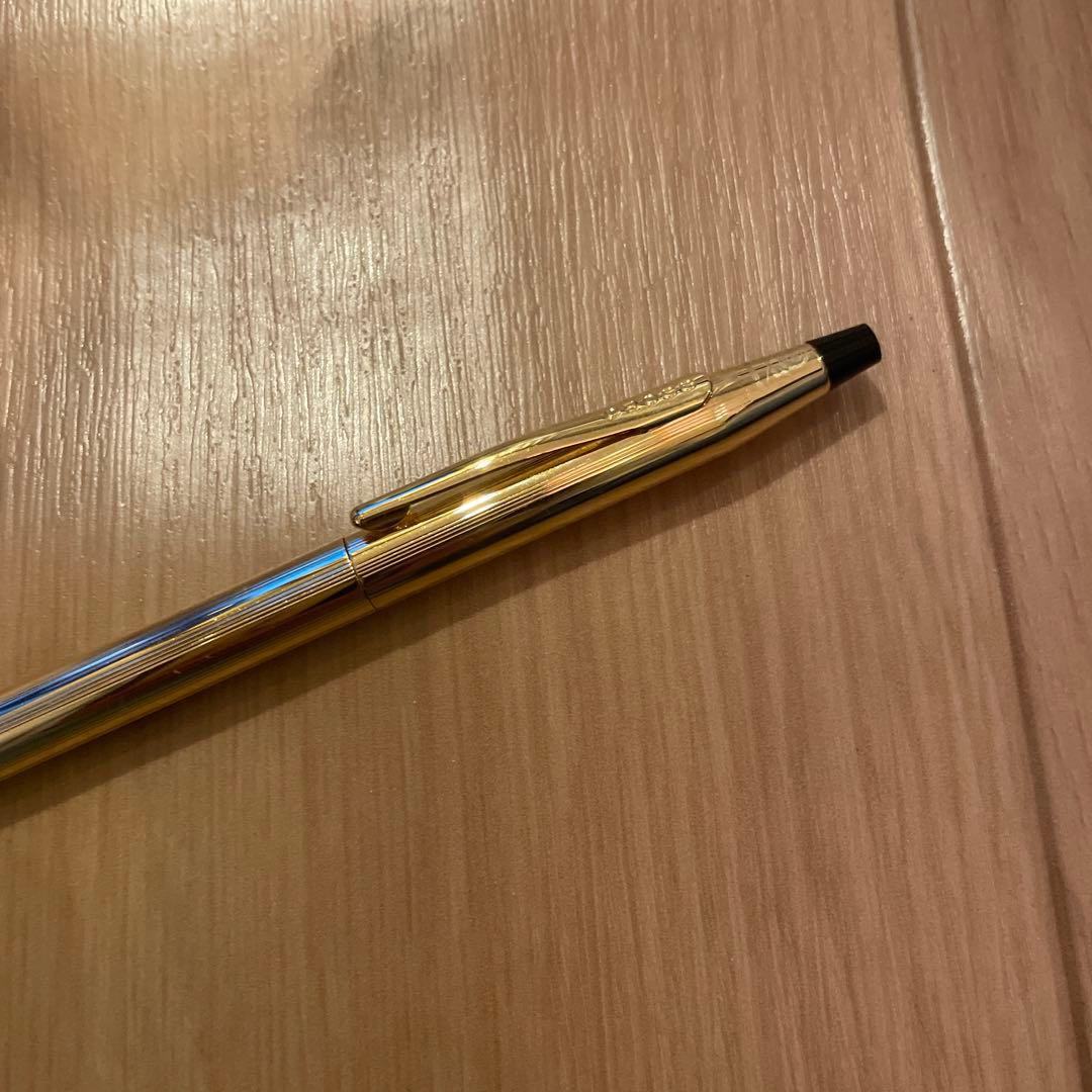 Cross No.49 Classic Century Ballpoint Pen with oil-based ink in one color, unused with minor scratches