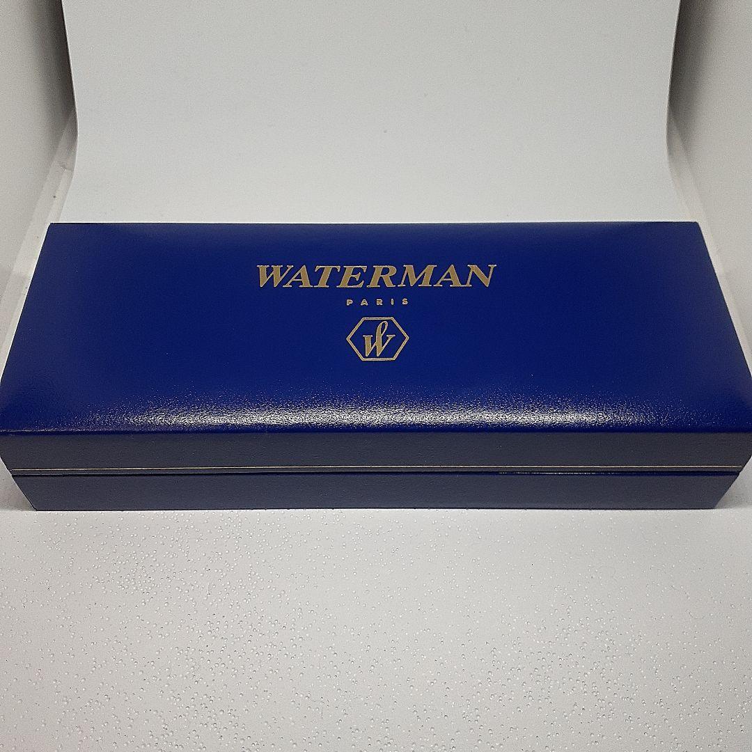 WATERMAN Expert ES Black ballpoint pen with gold decoration and metal body