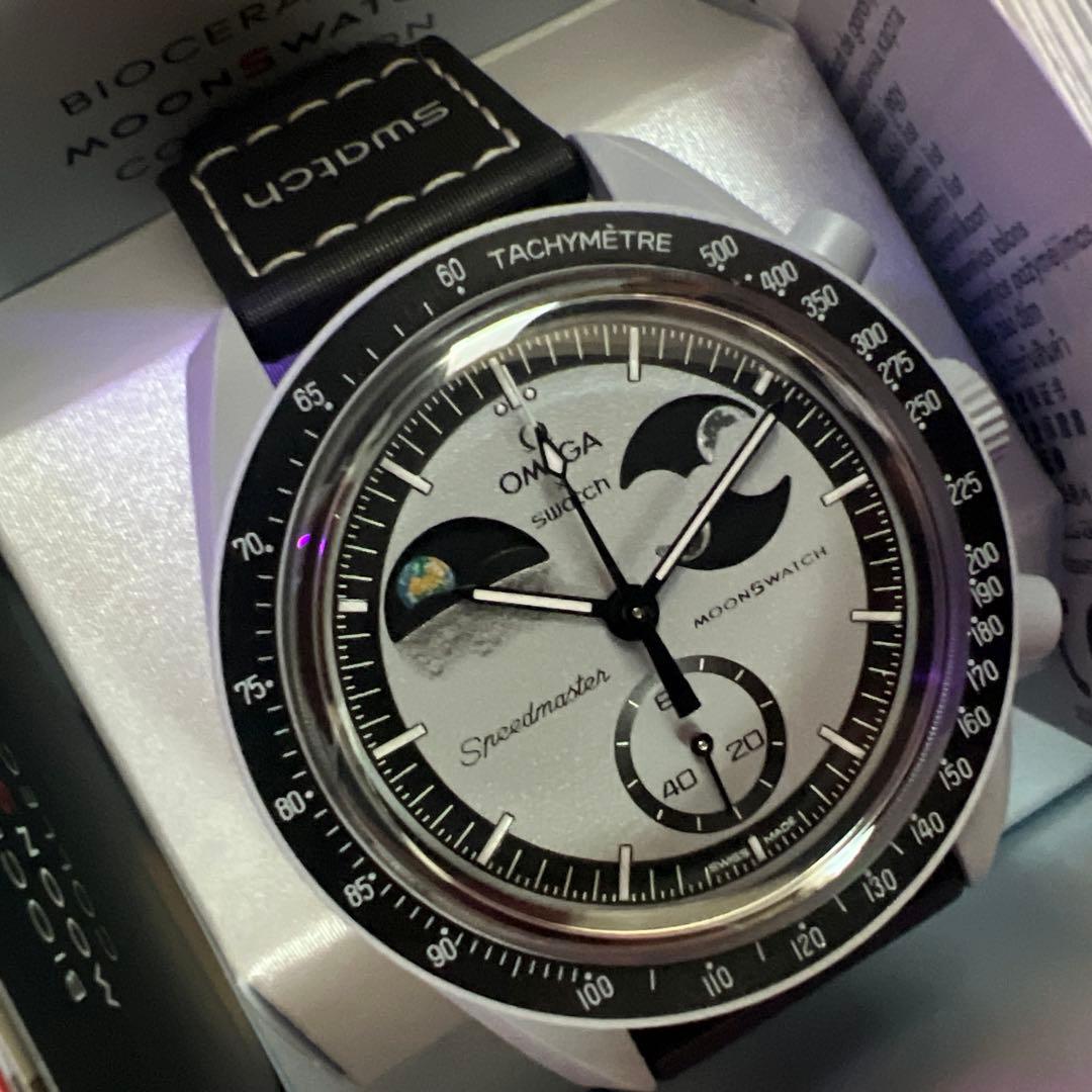 swatch Earthphase MoonSwatch Quartz Men's — Japanese