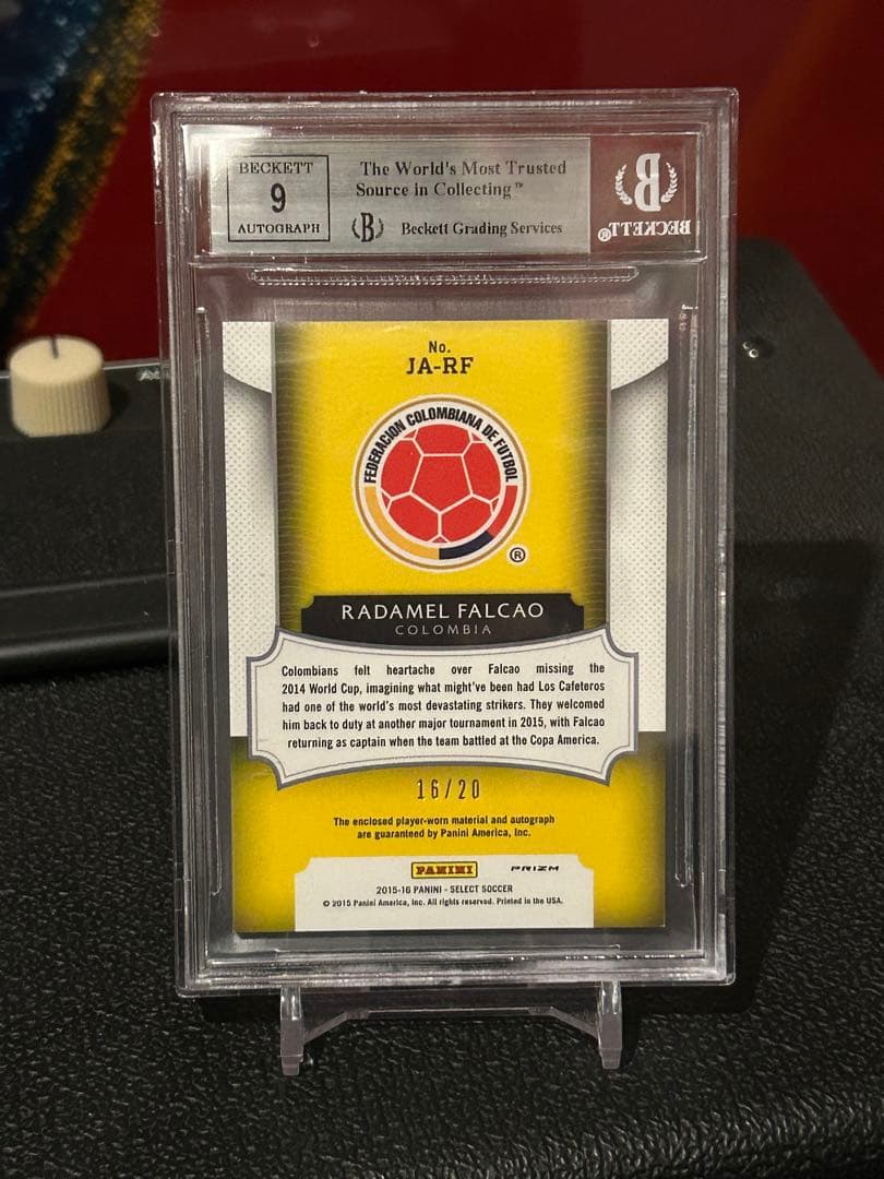 BGS9 シルバー Radamel Falcao Autograph Card 20 Series — Japanese