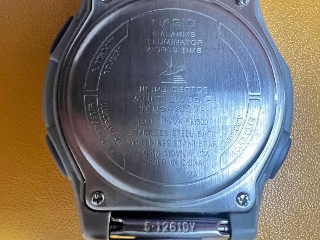 CASIO Wave Ceptor Quartz Men's Watch — Japanese