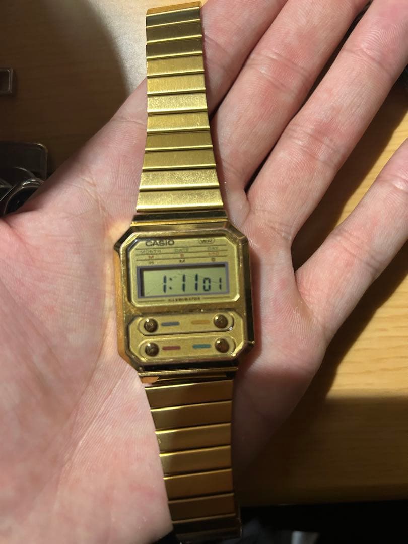 CASIO A100 Quartz Men's Watch — Japanese