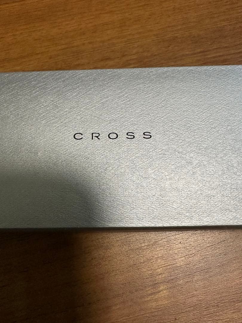 CROSS ballpoint pen in black color with a 13.5 cm length, displayed with its gift box