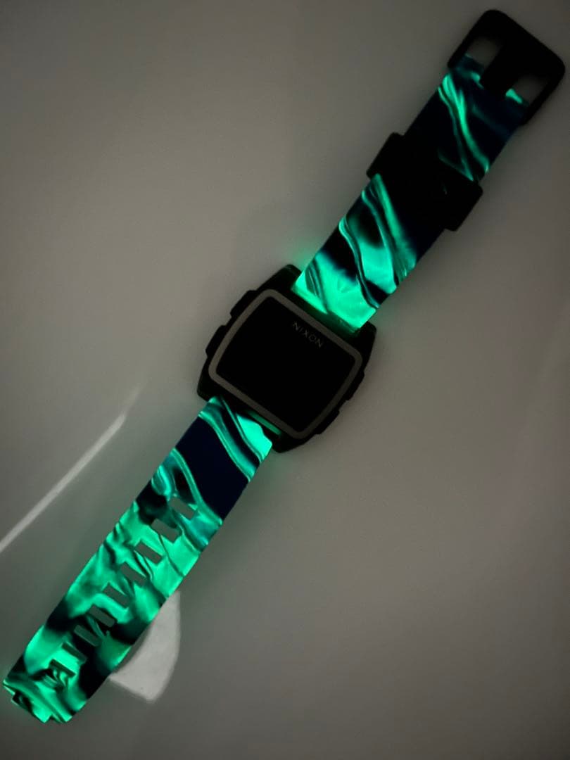 NIXON BASE TIDE jellyfish comp Digital Men's Watch โ Japanese