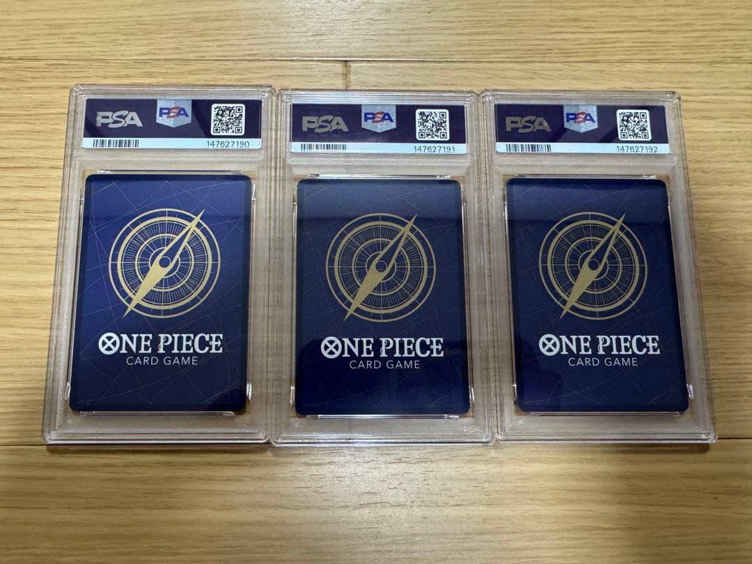 PSA 10 One Piece ONE PIECE V-Jump October Applicant All Members Service 3-Card Sequenced SR — Japanese