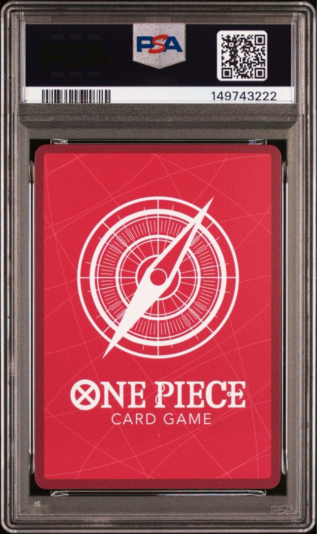 PSA 10 One Piece Monkey D. Luffy L — OP13-001 — Japanese