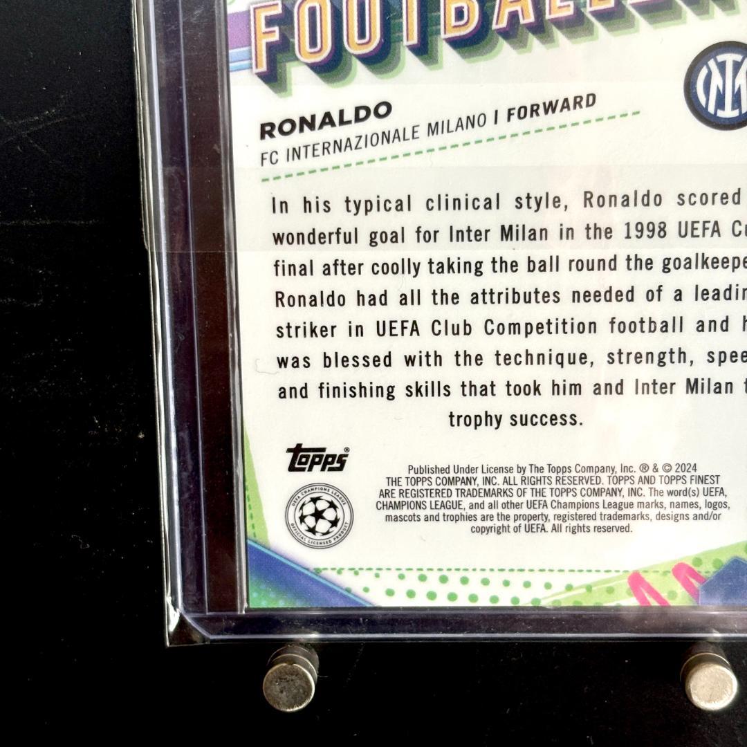 Topps Finest Ronaldo Gold /50 — Japanese