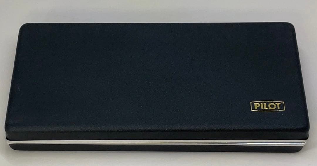 Pilot ballpoint pen stripe cufflinks and matching tie clip set in unused condition