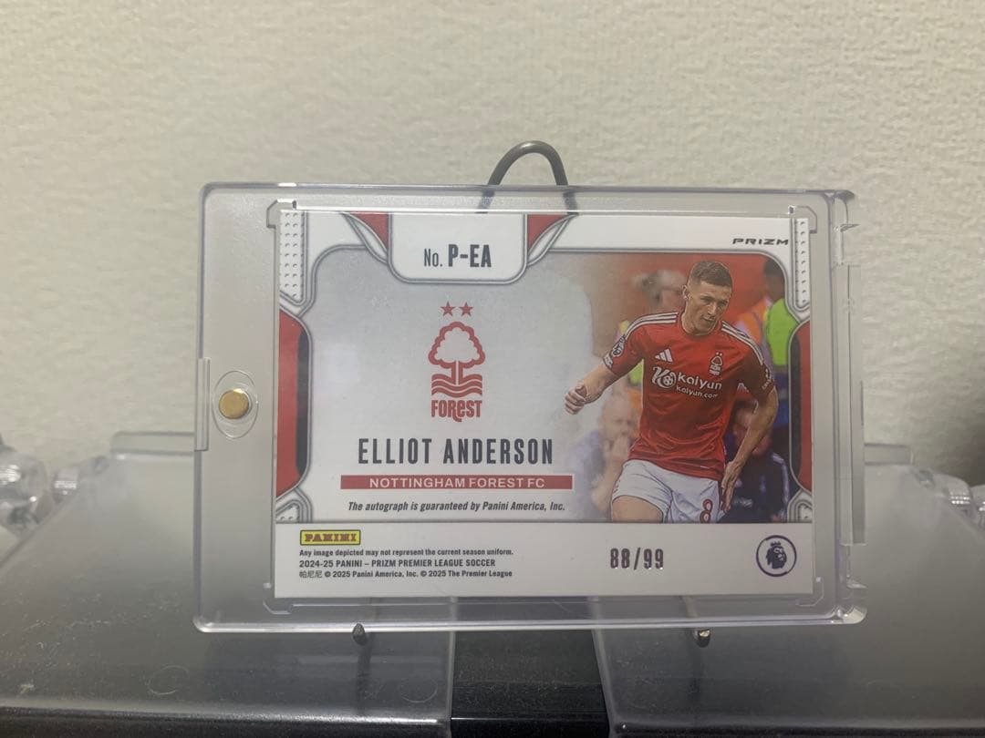 PSA 10 Elliot Anderson Sign — Japanese