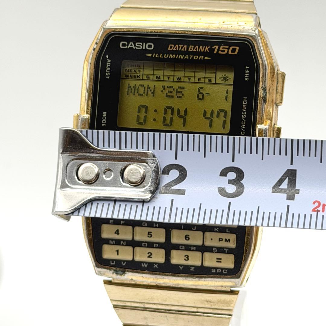 CASIO DATA BANK 150 Digital Men's Watch — Japanese