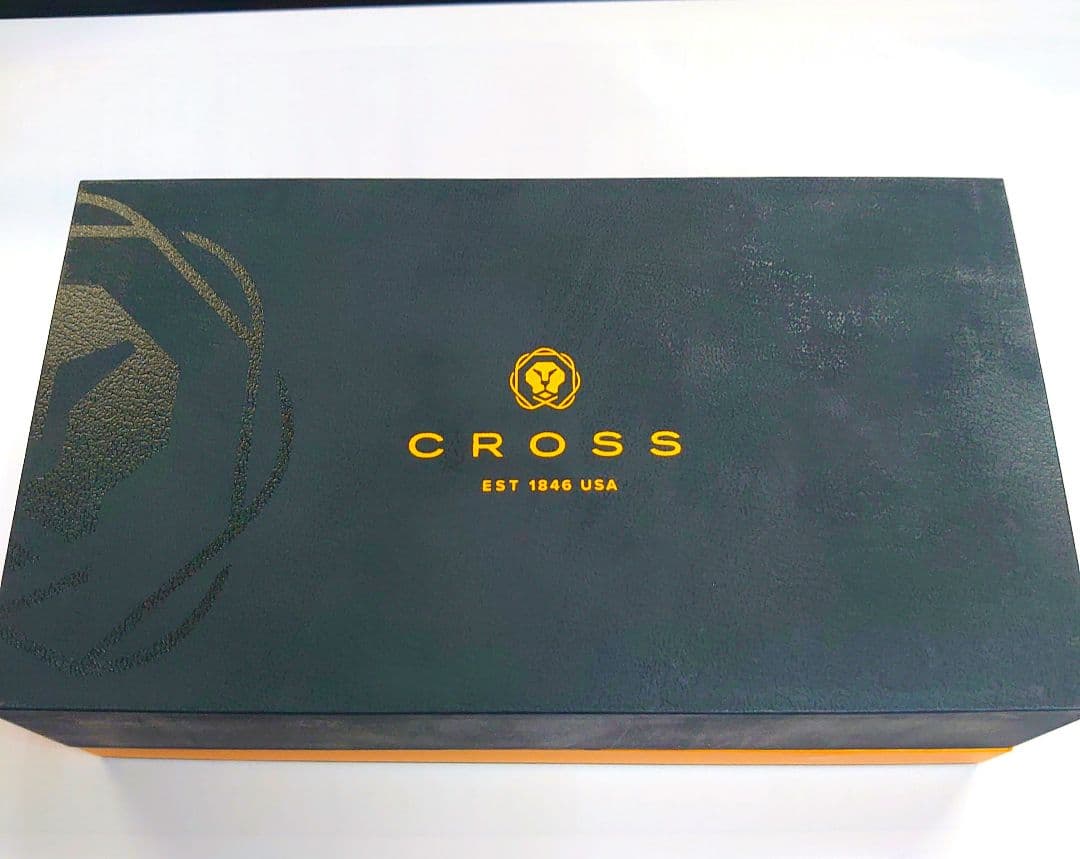 Silver CROSS Ballpoint Pen ANA shown with sleek metal body and included protective case