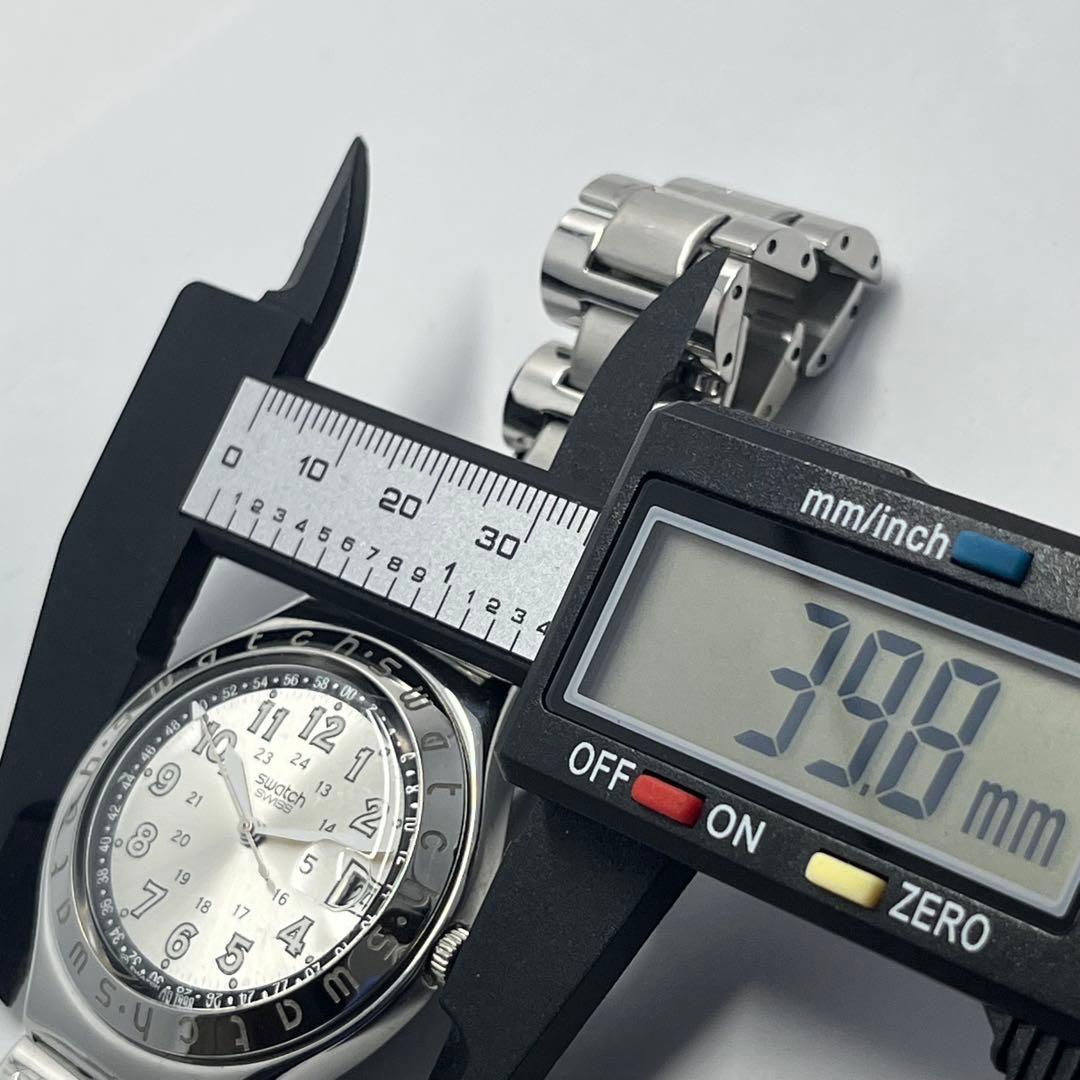 swatch Irony Date Silver Dial SBTR009 Quartz Men's — Japanese