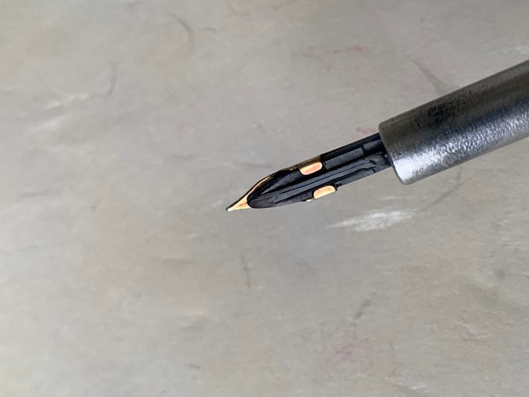PILOT Capless Initial Model fountain pen with 14K nib in good condition shown from multiple angles