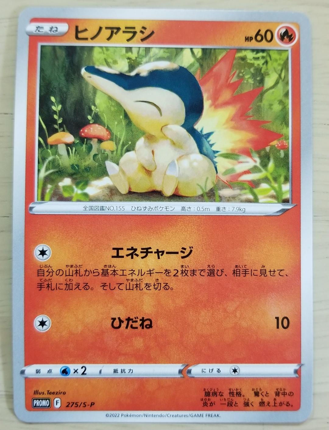 Pokemon Cyndaquil — Japanese