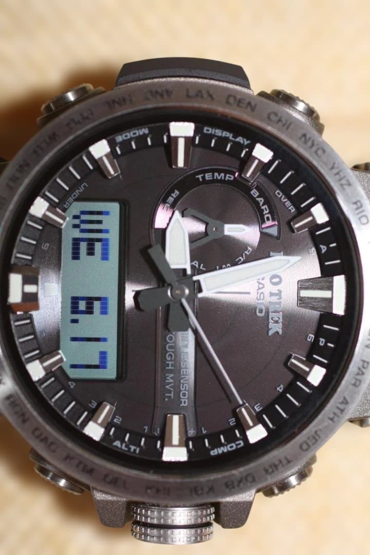 CASIO PRW-3100T-7JF Solar Men's Watch — Japanese