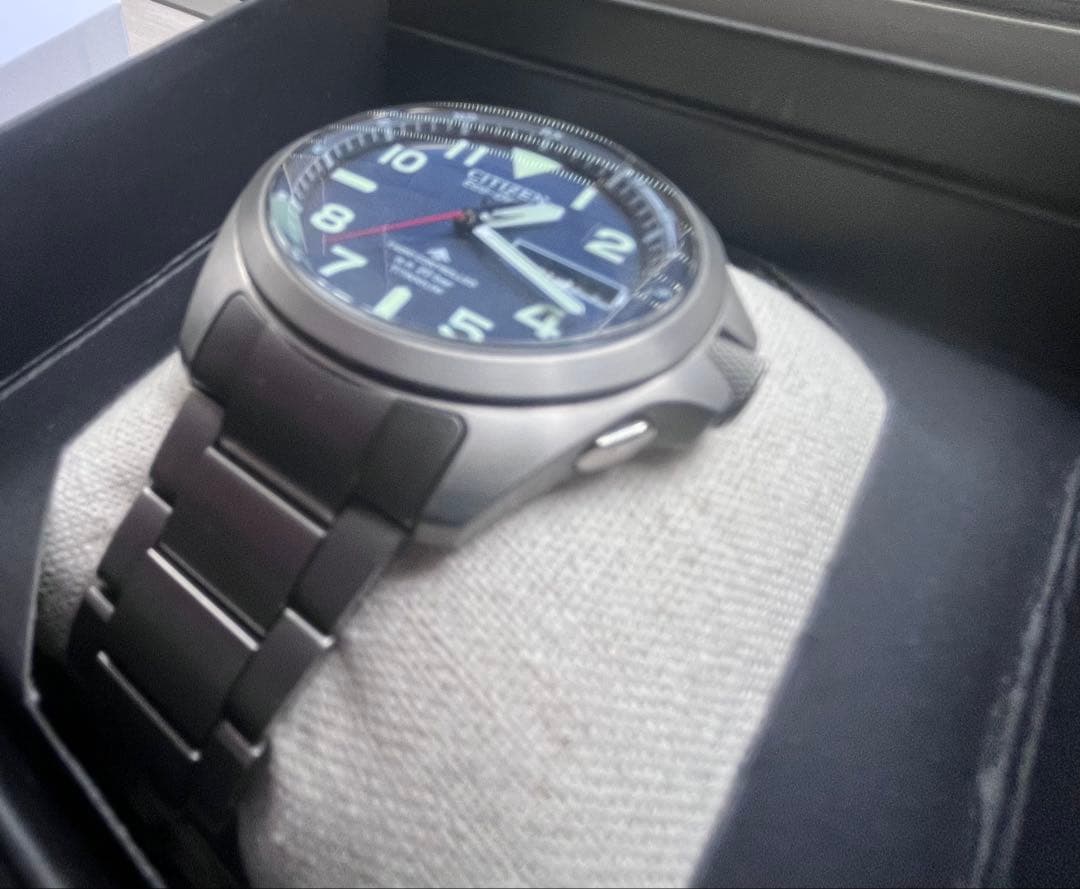 Citizen AT6080-53L Solar Men's Watch — Japanese