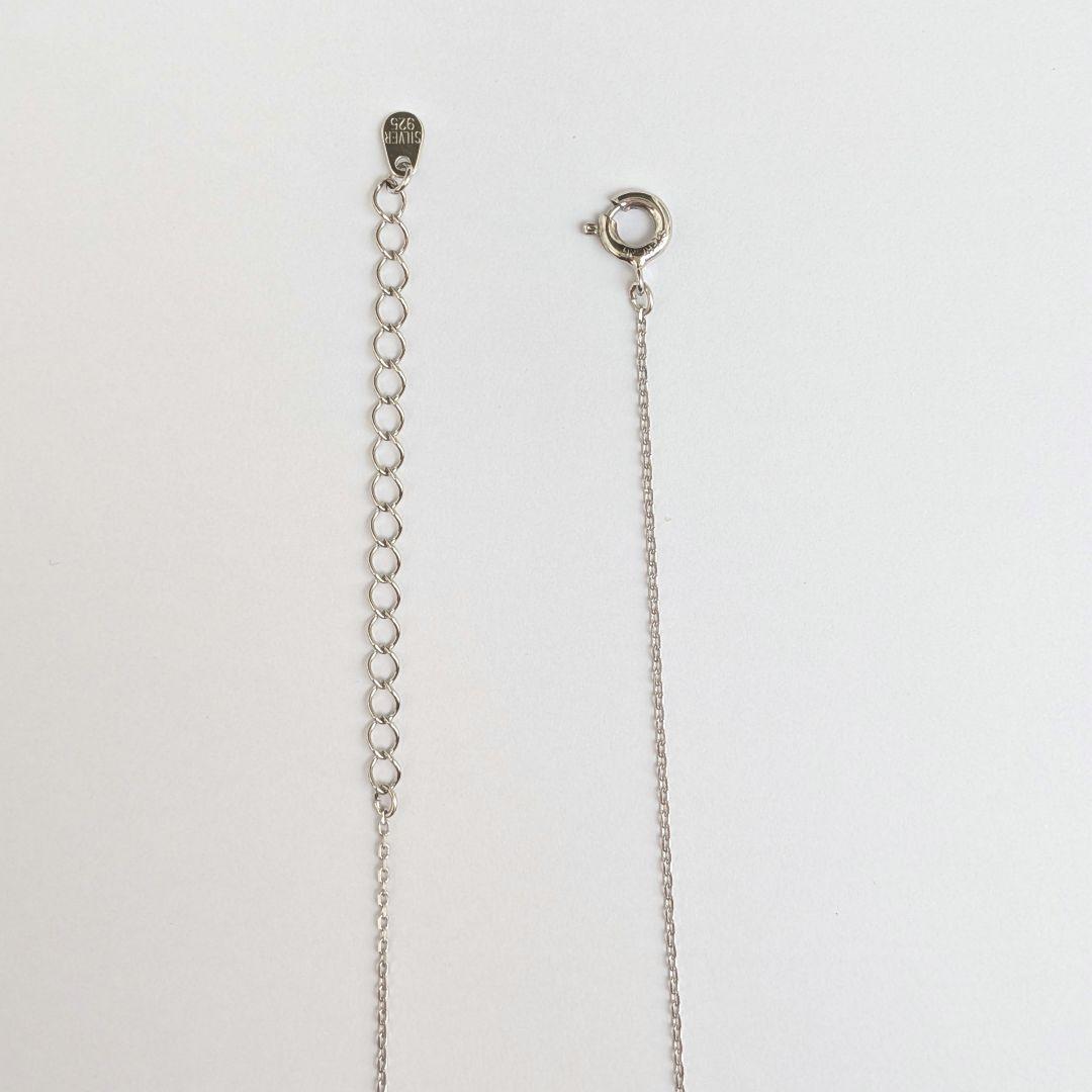 Akoya pearl necklace with 6-6.5mm pearls on sterling silver 925 chain, 40cm plus 5cm extension