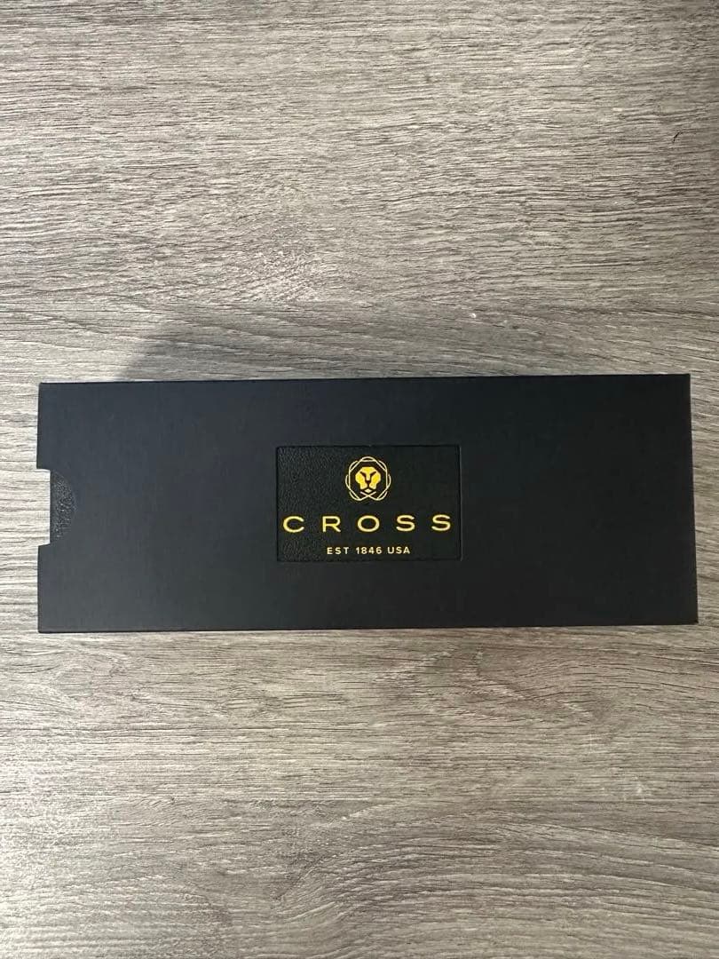 CROSS Classic black metal ballpoint pen with gold accents in special gift box