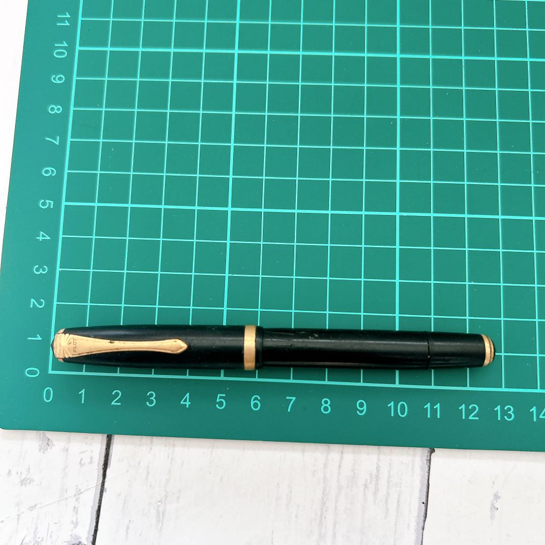 PILOT 14K gold fountain pen model 8063 made in Japan shown with cap on