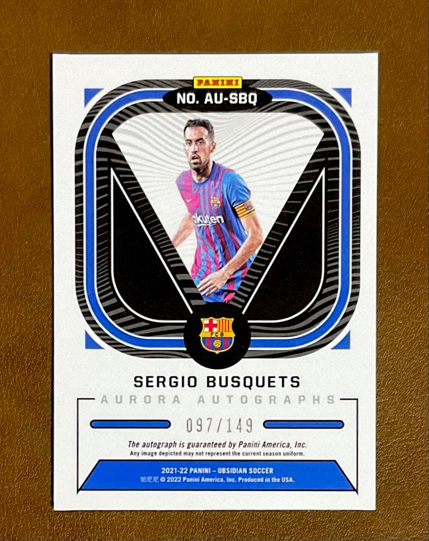Sergio Busquets Barcelona Sign /149 — Japanese