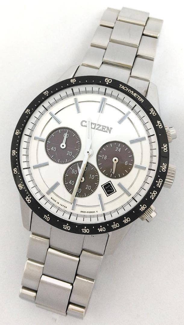 Citizen クロノグラフ SBTR009 Solar Men's Watch — Japanese