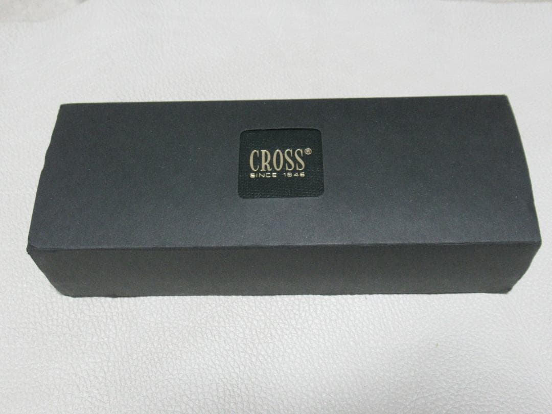 Pair of unused 1980s Merill Lynch Cross Townsend black ink metal ballpoint pens from the USA