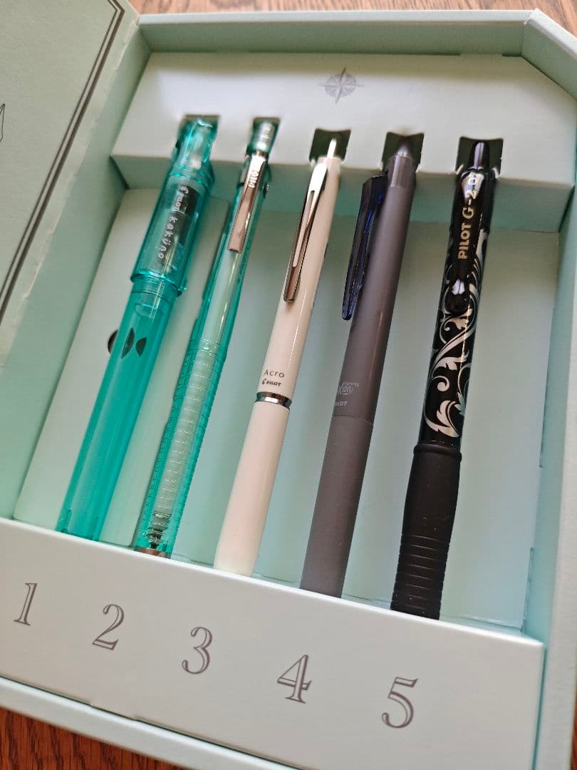 PILOT 4+1 RiDGE Series Multi-function Pen Special Edition with slim silver gradient design