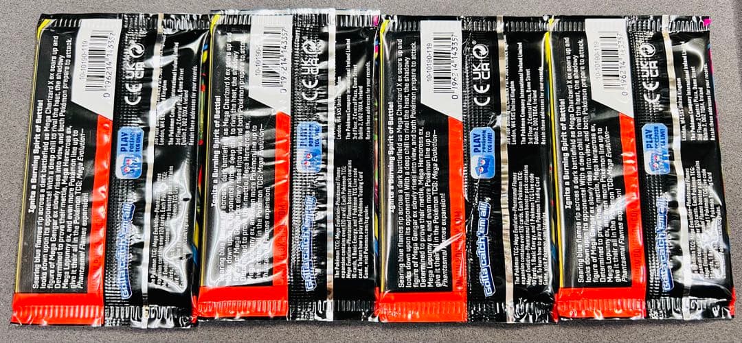 Pokemon Pokémon Card Japanese Unopened Phantasmal Flames 4 Packs Pack — English