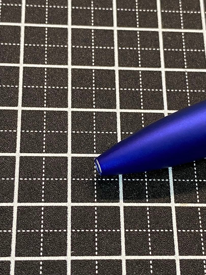 Pilot Acrodrive Limited-Edition Blue fountain pen showing nib and barrel