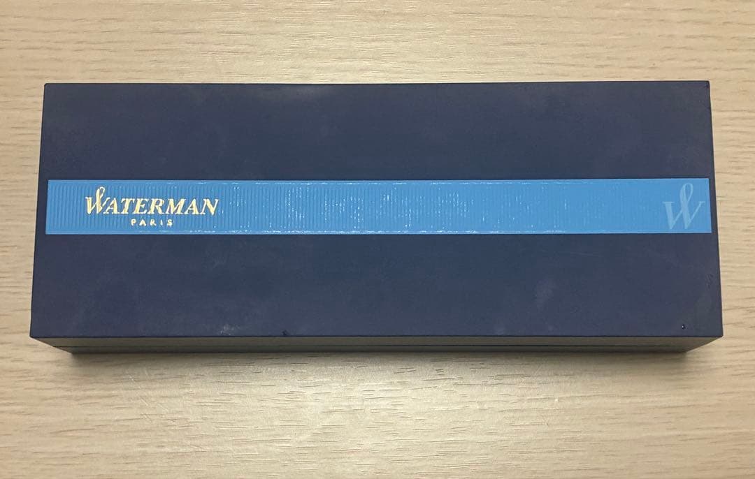 Pink Waterman ballpoint pen in dedicated case showing pen and case in clean condition