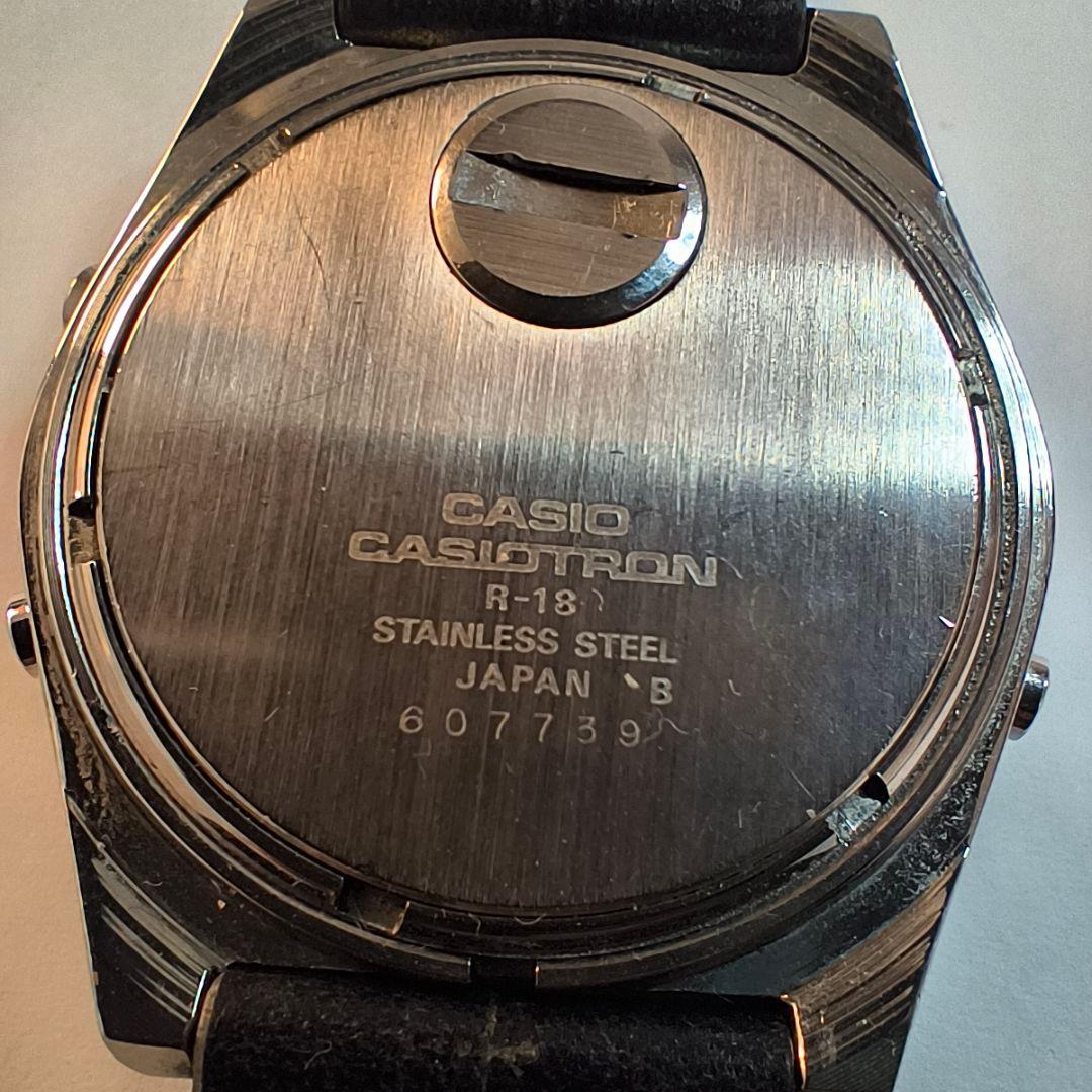 CASIO R-18 Digital Men's Watch — Japanese