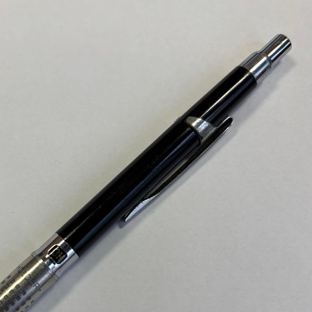 Pilot Hi-Meka Holder 0.3mm H-2003 mechanical pencil with hardness display showing H 2H and 3H leads