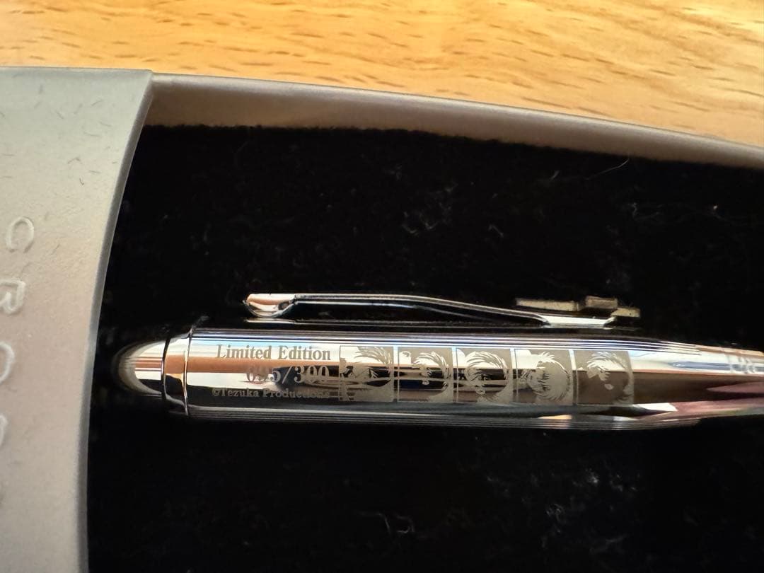 Blackjack Limited Cross ballpoint pen by Kuro Jack with sleek black finish