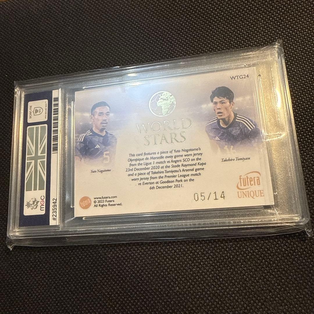 Yuto Nagatomo & Takehiro Tomiyasu Patch Card — Japanese
