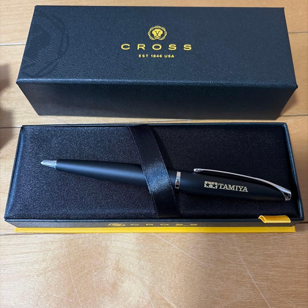 CROSS TAMIYA black metal ballpoint pen in unused condition