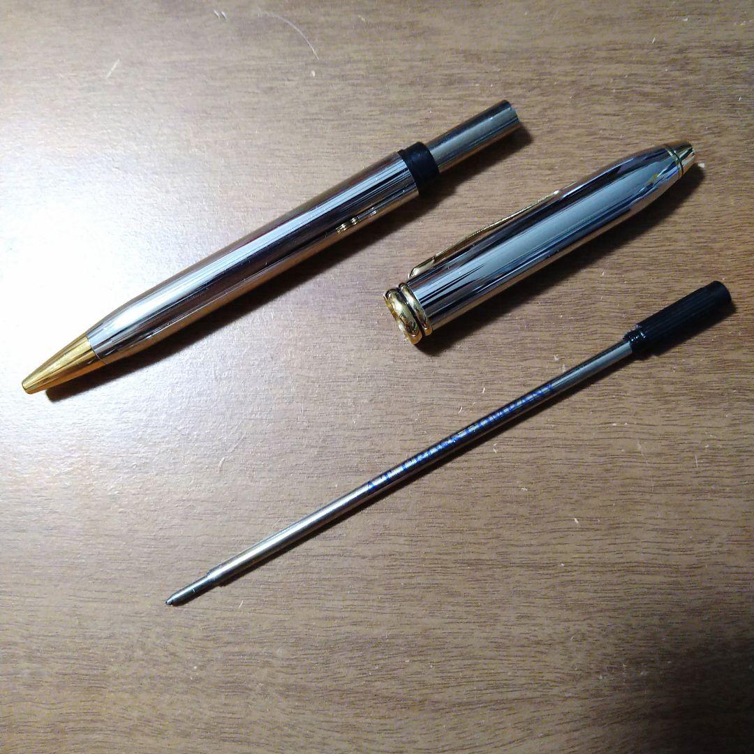 Cross Townsend Medalist metal ballpoint pen with old script logo and USA marking