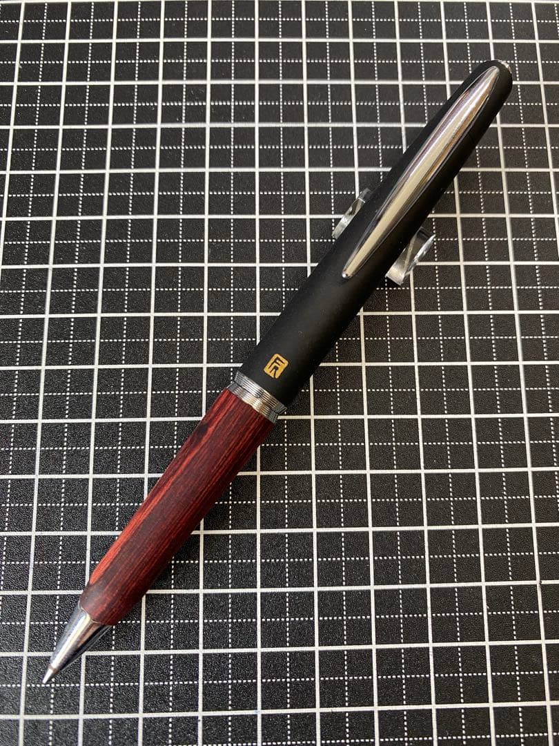 Pilot Fumikaru Nanbu iron ballpoint pen BFU-7SR-NA with black ink, no accessories, made of Nanbu iron