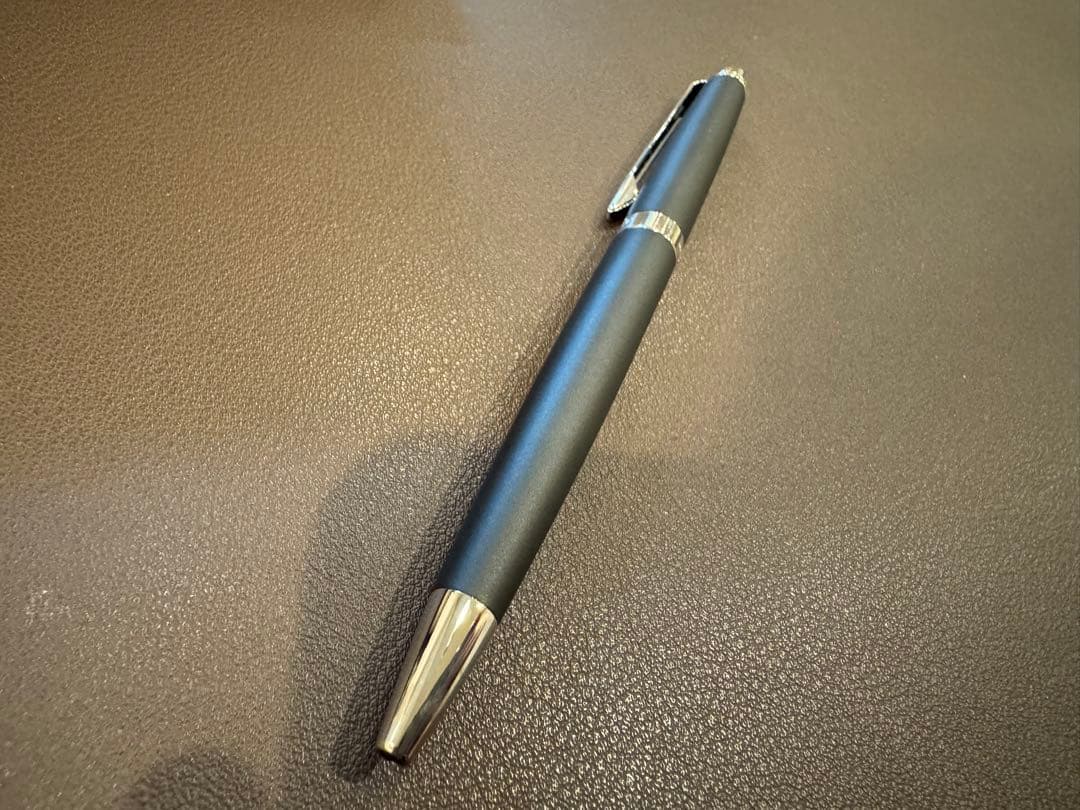 Waterman black metal ballpoint pen shown with its dedicated case, kept in original packaging