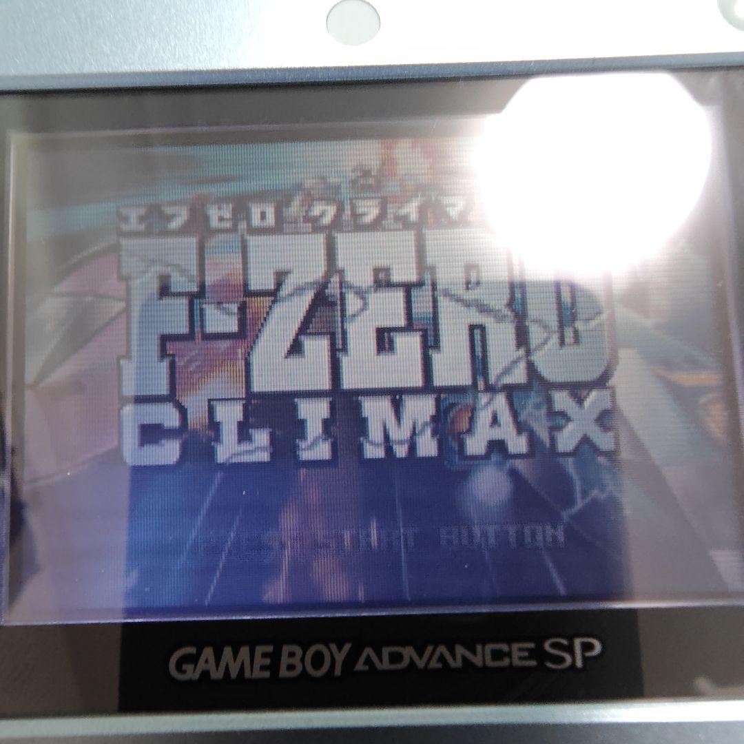 Game Boy Advance cartridge of F-ZERO CLIMAX showing label and classic design